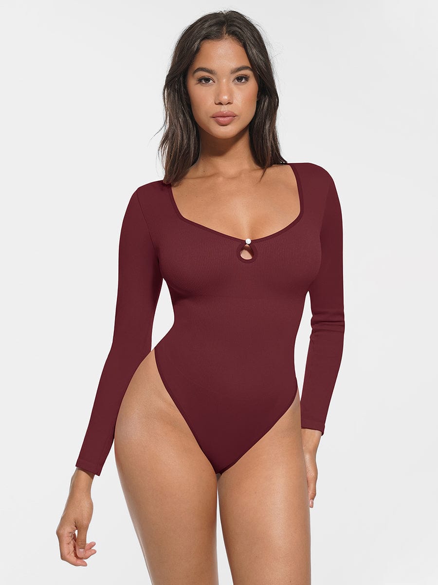Seamless Red Bodysuit
