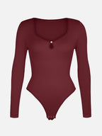 Seamless Red Bodysuit
