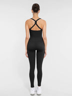 Seamless Tummy Control Jumpsuit black