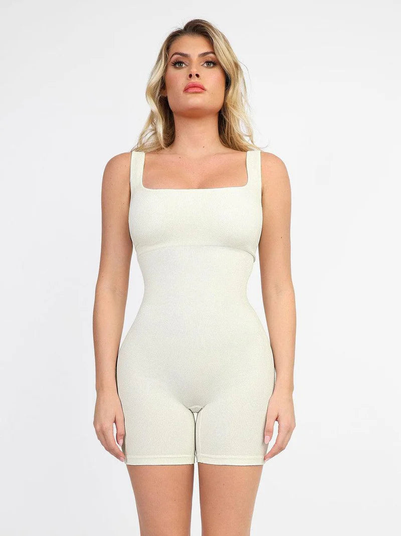 Seamless Square Neck Romper