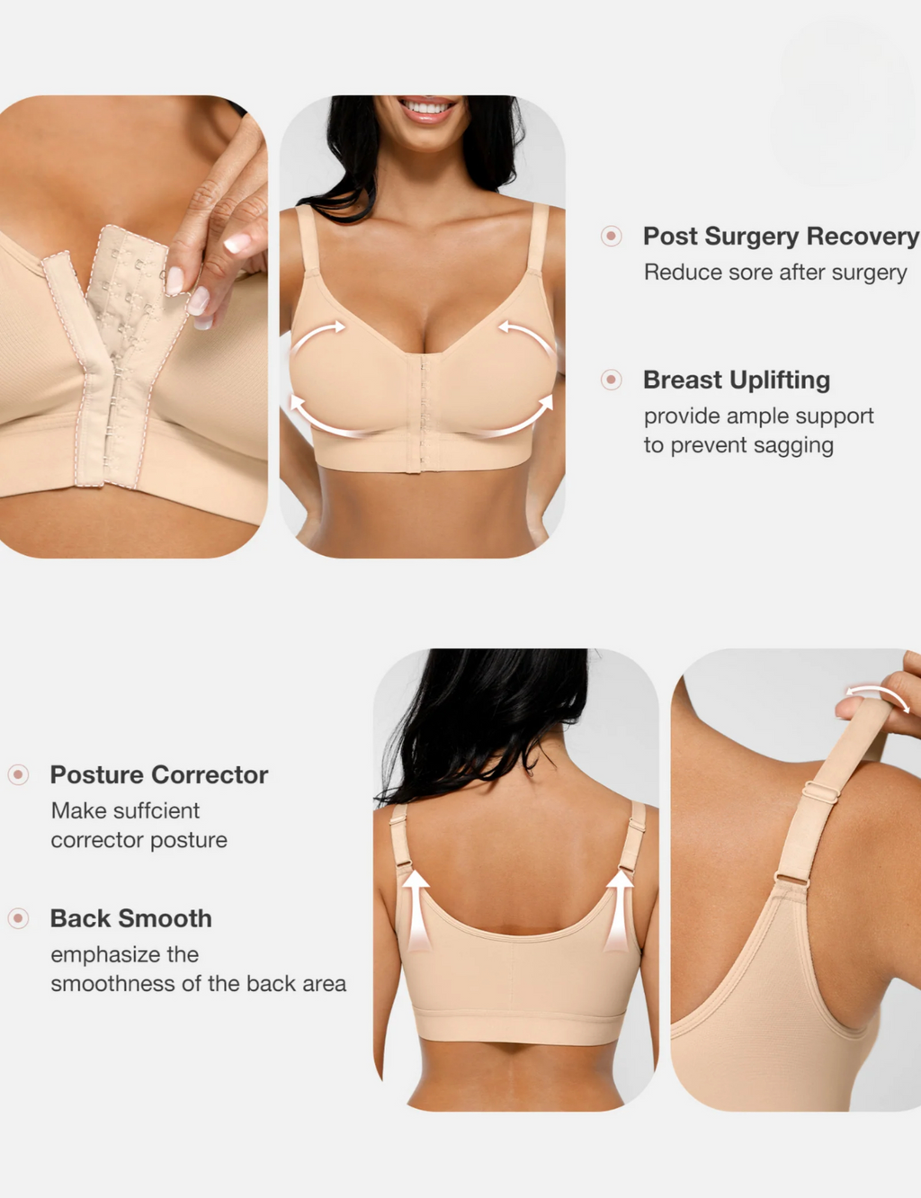 Comfort Bra with Adjustable Straps