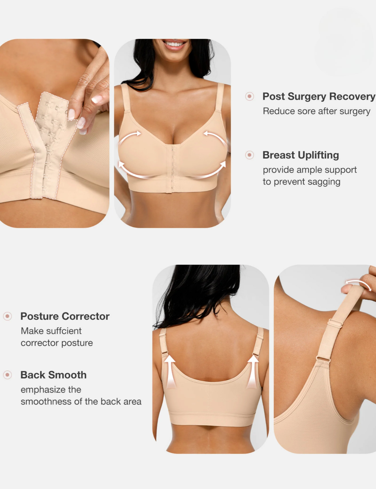Comfort Bra with Adjustable Straps