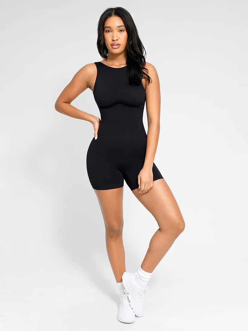 Built-In Shapewear High Romper