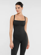 Seamless Tummy Control Jumpsuit black