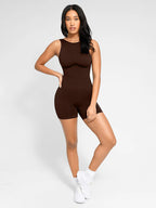 Built-In Shapewear High Romper