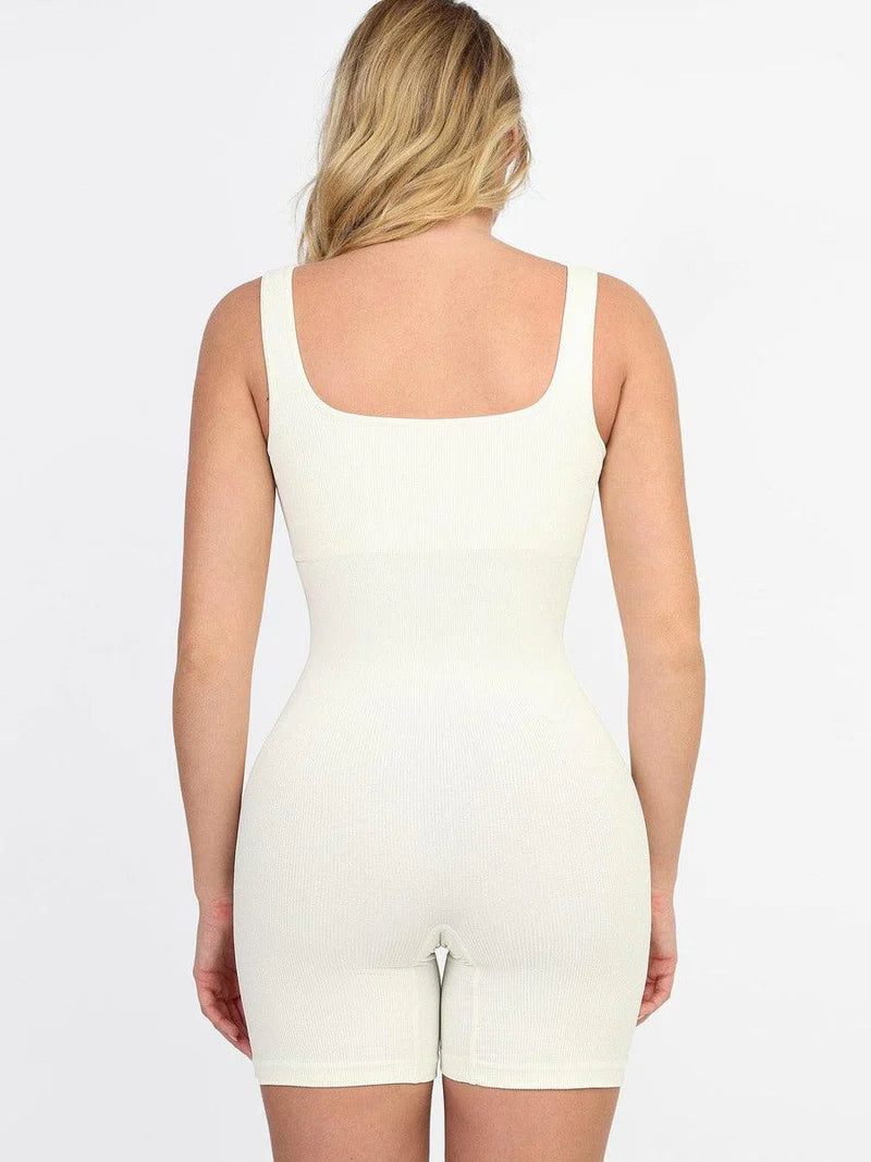 Seamless Square Neck Romper