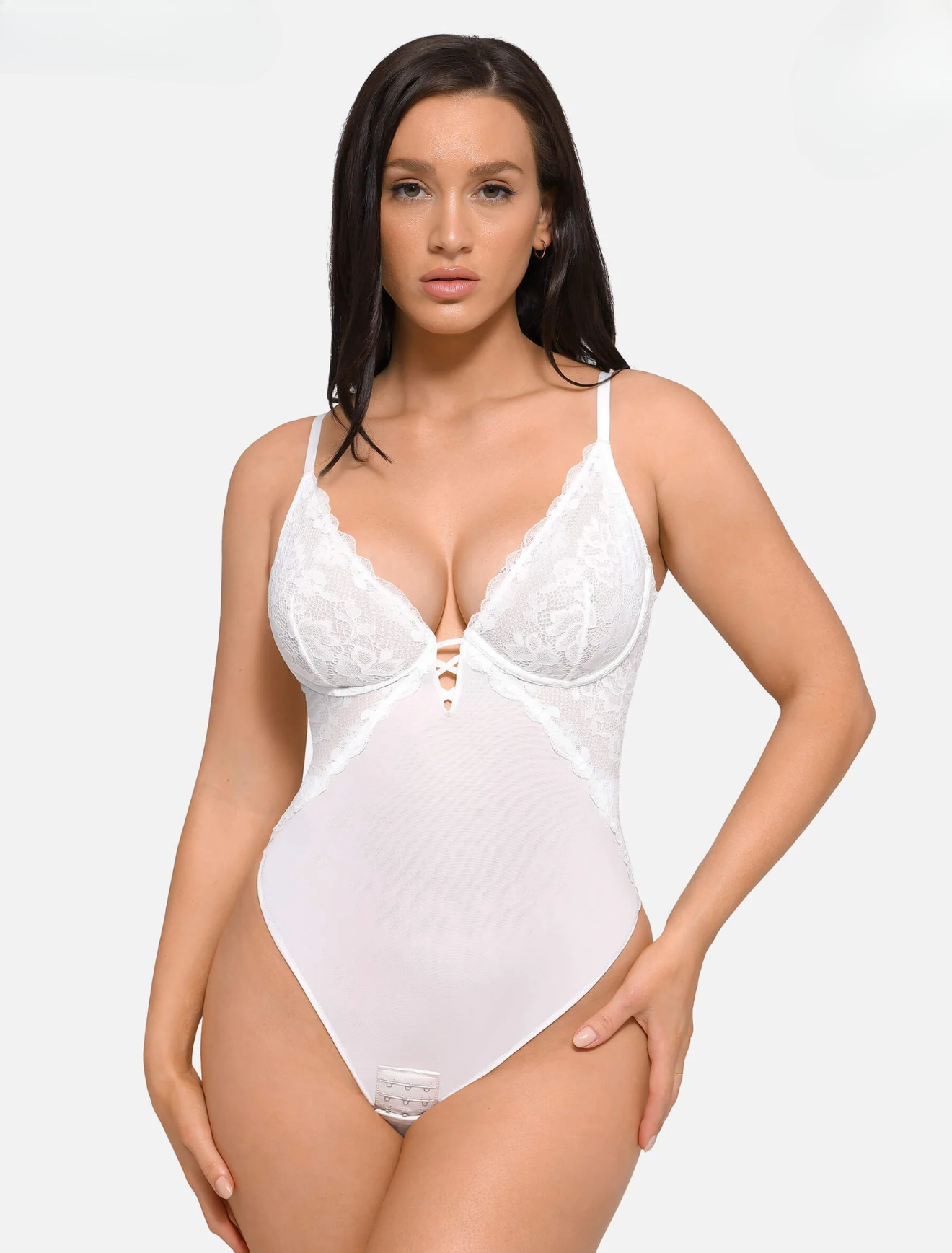 Veluxe Lace Panel Bodysuit