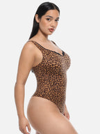 Seamless Deep V-Neck Shaping Bodysuit